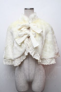 画像1: ALICE and the PIRATES / A/Pロゴジャガードファーケープ  白 S-26-01-14-001-PA-JA-AS-ZS