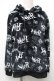 画像1: NieR Clothing / 総柄ファーパーカー  黒ｘ白 S-26-01-14-024-PU-TO-AS-ZS (1)