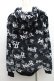 画像2: NieR Clothing / 総柄ファーパーカー  黒ｘ白 S-26-01-14-024-PU-TO-AS-ZS (2)