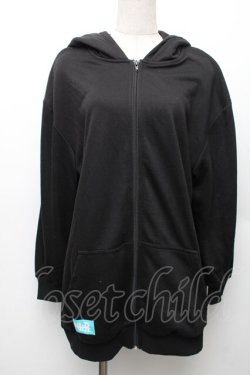 画像1: NieR Clothing / シエル耳付きパーカー  黒ｘグリーン S-26-01-14-026-PU-TO-HR-ZS