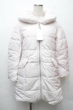 画像1: LODISPOTTO / ふんわりボアリバーシブルロングコート  ピンク S-26-01-14-029-LO-JA-HR-ZS