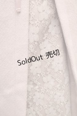 画像3: axes femme / バックレースアップコート  ピンク S-26-01-14-031-AX-CO-HR-ZTC017