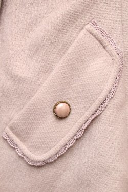 画像6: axes femme / バックレースアップコート  ピンク S-26-01-14-031-AX-CO-HR-ZS