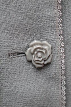 画像3: axes femme / 裾レース使いチェスターコート  グリーン S-26-01-14-034-AX-CO-HR-ZS