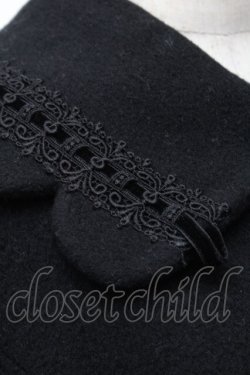 画像6: Pina sweetcollection / バックレースアップスカラップコート  黒 S-26-01-14-038-LO-ZA-HR-ZS