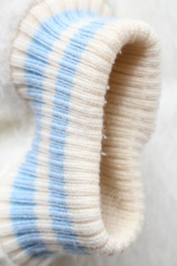 画像8: Candy Stripper / セーラーコート  白ｘサックス S-26-01-14-004-PU-CO-AS-ZS