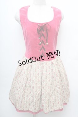 画像1: Jane Marple / 切替ワンピース  ピンク S-26-01-14-041-JM-OP-AS-ZS