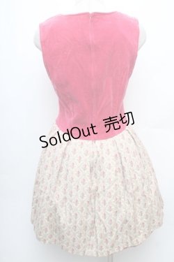 画像2: Jane Marple / 切替ワンピース  ピンク S-26-01-14-041-JM-OP-AS-ZS