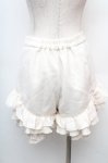 画像2: LIZ LISA / フリルショートパンツ  オフ S-26-01-14-042-LO-PA-AS-ZT577 (2)
