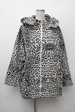 画像1: KRY CLOTHING / レオパード柄ジャケット  黒ｘ白 S-26-01-14-006-EL-CO-HR-ZS