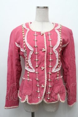 画像1: MILK / デザインジャケット  ピンク S-26-01-14-010-ML-JA-AS-ZS