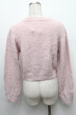 画像2: m petit by misako / リボンカーディガン  ピンク S-26-01-14-011-LO-TO-HR-ZS