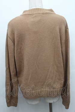 画像2: Candy Stripper / ワッペンニット  ベージュ S-26-01-14-012-PU-TO-AS-ZS