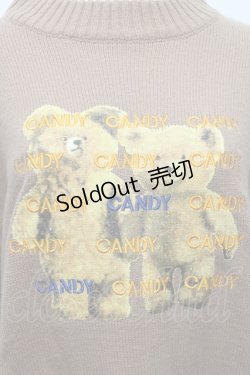 画像3: Candy Stripper / ワッペンニット  ベージュ S-26-01-14-012-PU-TO-AS-ZS