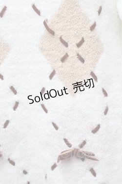 画像3: LIZ LISA / マシュマロアーガイルニットワンピース  オフ S-26-01-14-003-LO-OP-HR-ZS