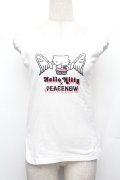 PEACE NOW / キティコラボタンク  白 S-26-01-15-001-PU-TO-AS-ZS