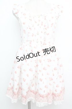 画像1: LIZ LISA / ローズブーケワンピース  白ｘピンク S-26-01-15-043-LO-OP-AS-ZS