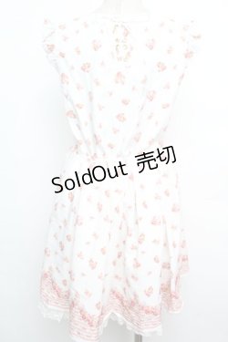 画像2: LIZ LISA / ローズブーケワンピース  白ｘピンク S-26-01-15-043-LO-OP-AS-ZS