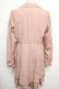 画像3: axes femme / 裾フリルトレンチコート  ピンク S-26-01-15-048-AX-CO-HR-ZS (3)