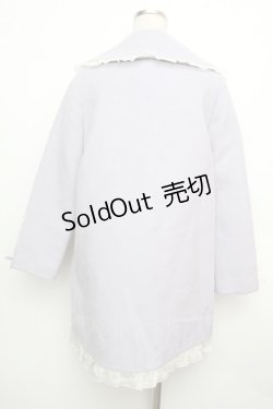 画像2: axes femme POETIQUE / 袖口レースアップコート  ラベンダー S-26-01-15-051-AX-CO-HR-ZS