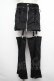 画像1: PEACE NOW / レッグカバー付きショートパンツ  黒 S-26-01-15-058-PU-PA-AS-ZS (1)