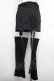 画像2: PEACE NOW / レッグカバー付きショートパンツ  黒 S-26-01-15-058-PU-PA-AS-ZS (2)