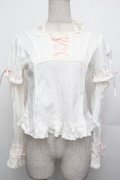 Angelic Pretty / 切替カットソー  白 S-26-01-15-004-AP-TO-AS-ZS
