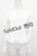 Angelic Pretty / 切替カットソー  白 S-26-01-15-004-AP-TO-AS-ZS