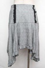 画像2: PEACE NOW / グレンチェックスカート  グレーS-26-01-15-060-PU-SK-AS-ZI (2)
