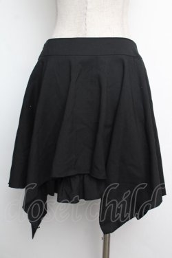 画像2: PEACE NOW / イレヘムスカート  黒 S-26-01-15-061-PU-SK-AS-ZS