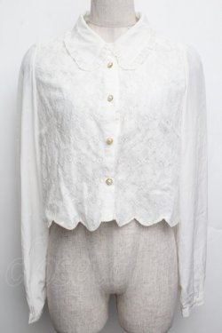 画像1: LIZ LISA / ショートブラウス  白 S-26-01-15-012-LO-BL-AS-ZS