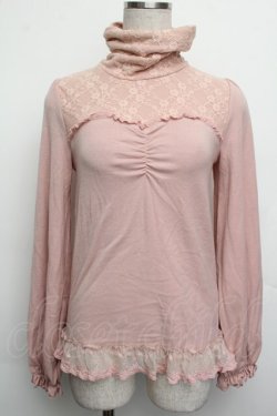 画像1: LIZ LISA / ハイネックトップス  ピンク S-26-01-15-014-LO-TO-AS-ZS