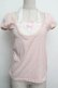 画像1: LIZ LISA / レース切替カットソー  ピンク S-26-01-15-015-LO-TO-AS-ZS (1)