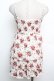 画像2: LIZ LISA / ローズブーケキャミワンピース  白ｘ赤 S-26-01-15-021-LO-OP-AS-ZS (2)