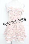 LIZ LISA / ローズブーケキャミワンピース  ピンク S-26-01-15-022-LO-OP-AS-ZS