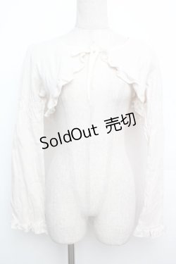 画像1: PEACE NOW / カットボレロ  オフ S-26-01-15-026-PU-TO-AS-ZS