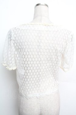 画像2: LIZ LISA / /透かしニットボレロ  オフ S-26-01-15-029-LO-TO-AS-ZS