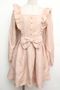LIZ LISA / 肩フリルワンピース  ピンク S-26-01-15-035-LO-OP-AS-ZS