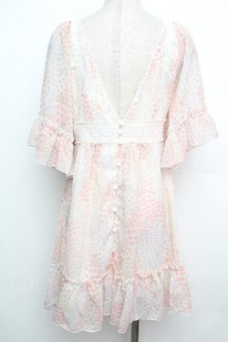 画像2: LIZ LISA / 花柄シフォンチュニック  ピンク S-26-01-15-036-LO-TO-AS-ZS