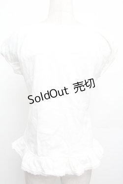 画像2: BABY,THE STARS SHINE BRIGHT / Distortion NANA CHARMMY Tシャツ  白 S-26-01-15-003-BA-TO-AS-ZS