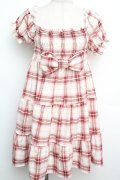 LIZ LISA / チェックワンピース  白ｘピンク S-26-01-15-037-LO-OP-AS-ZS