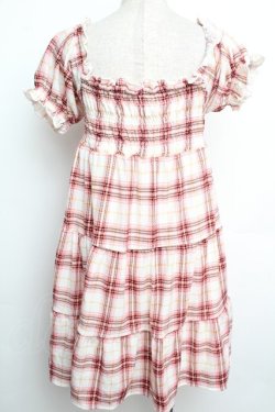 画像2: LIZ LISA / チェックワンピース  白ｘピンク S-26-01-15-037-LO-OP-AS-ZS