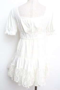 画像2: LIZ LISA / レース切替ワンピース  白 S-26-01-15-038-LO-OP-AS-ZS