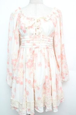 画像1: LIZ LISA / 花柄シフォンワンピース  オフ S-26-01-15-041-LO-OP-AS-ZS