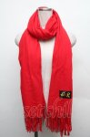 画像1: NieR Clothing / マフラー  赤 S-26-01-16-043-PU-ZA-AS-ZT387 (1)