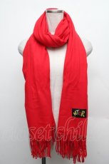 画像1: NieR Clothing / マフラー  赤 S-26-01-16-043-PU-ZA-AS-ZT387 (1)