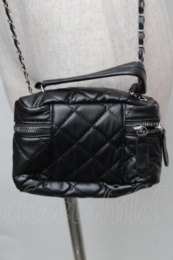 画像2: LOLITA / キルティングショルダーポーチ  黒 S-26-01-16-046-LO-BG-HR-ZS