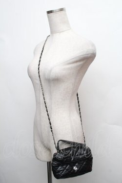 画像3: LOLITA / キルティングショルダーポーチ  黒 S-26-01-16-046-LO-BG-HR-ZS