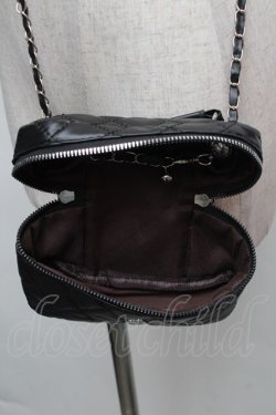 画像4: LOLITA / キルティングショルダーポーチ  黒 S-26-01-16-046-LO-BG-HR-ZS