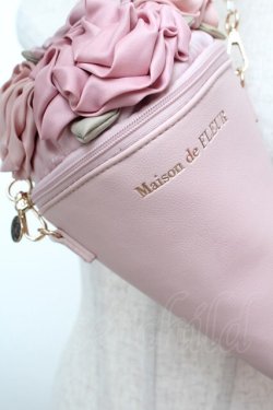 画像4: Maison de FLEUR / ブーケショルダーバッグ  ピンク S-26-01-16-052-LO-BG-HR-ZS